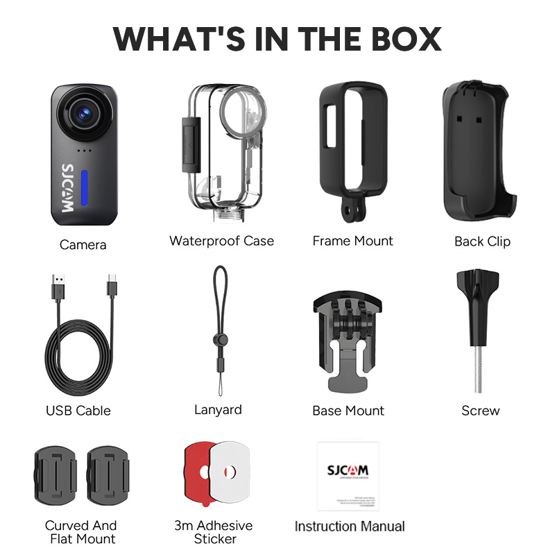 Outdoor Sport Usa - SJCAM C110+ 4K 30fps Aksiyon Kamerası