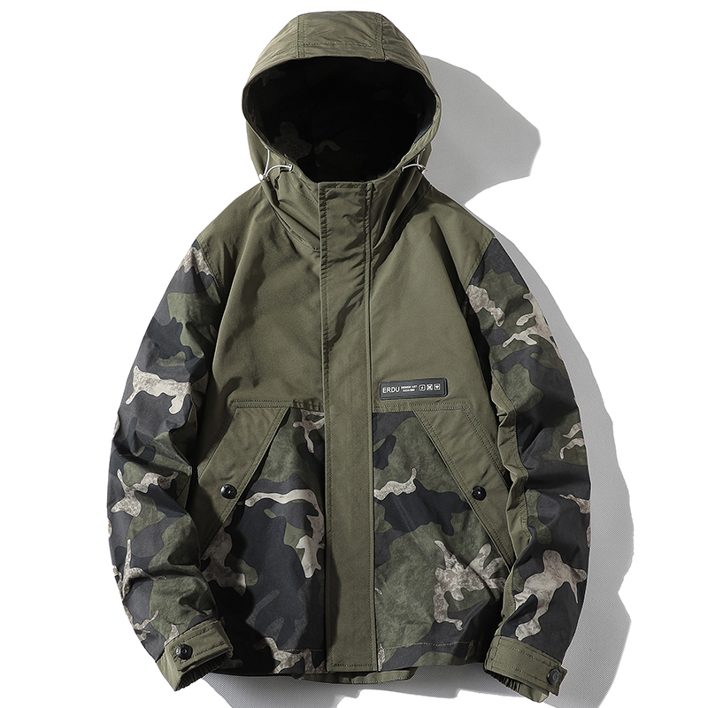 Outdoor Sport Waterproof Jacket - Askeri Bombacı Ceket Erkekler Moda Rahat