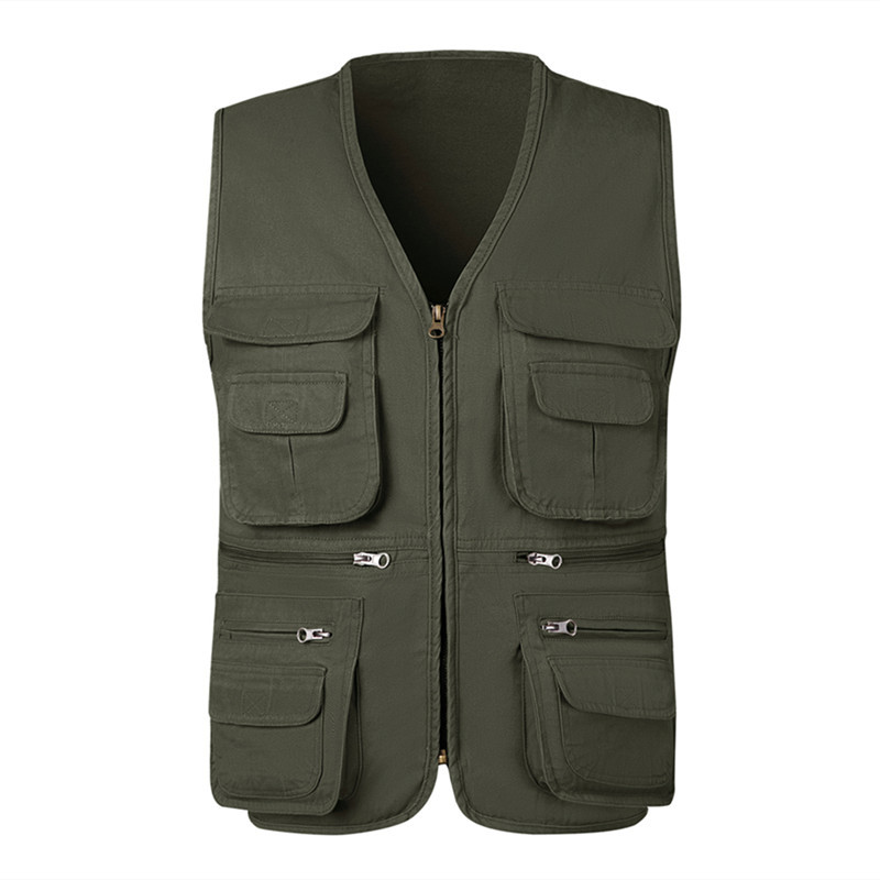 Outdoor Sport Jacket - Yaz Erkekler Taktik Yürüyüş balıkçı yeleği