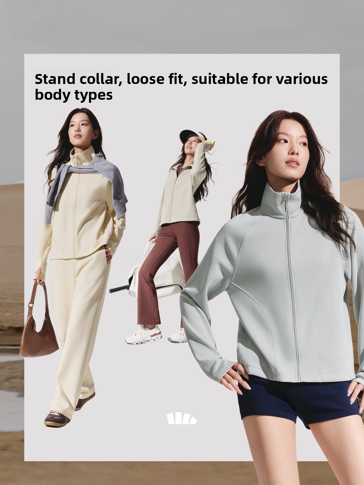Gevşek Kadın Spor Ceket Muz Ya - Outdoor Sport Jacket incelemesi ve fiyatı