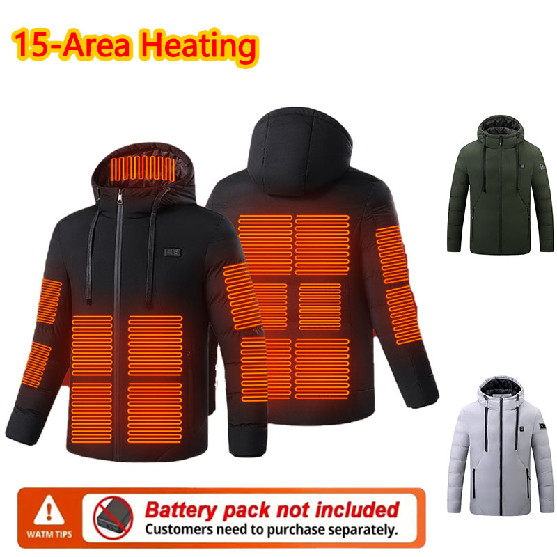 15 Bölge Isıtmalı Kışlık Kapüş - Outdoor Sport Jacket incelemesi ve fiyatı